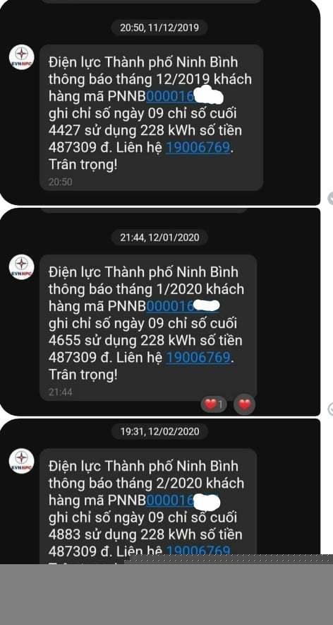 Ba tháng hóa đơn điện giống hệt nhau, EVN nói 'bình thường'