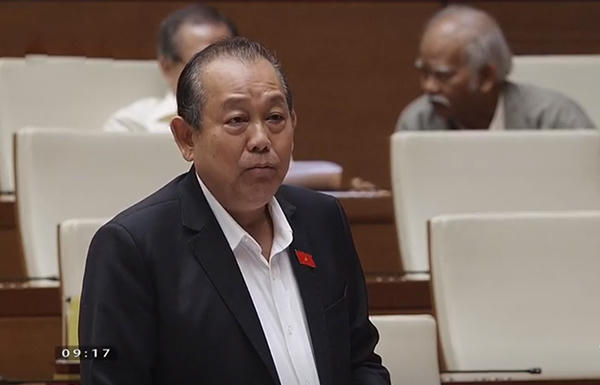 Phó Thủ tướng thường trực Trương Hòa Bình.