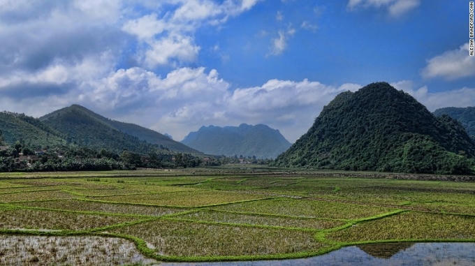 Làng quê yên tĩnh ở Phong Nha - Ảnh: CNN.