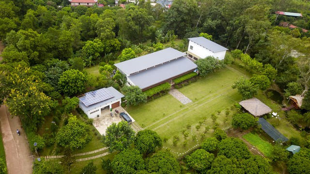 Một nhà vườn trên địa bàn xã Minh Phú.