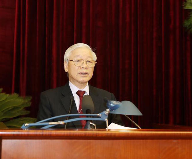 Tổng Bí thư, Chủ tịch nước Nguyễn Phú Trọng chủ trì và phát biểu tại Hội nghị.