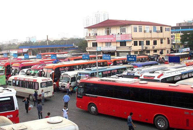 Theo đồ án quy hoạch, đến năm 2025 Hà Nội sẽ không còn bến xe khách liên tỉnh trong nội đô. Ảnh: A.Trọng.