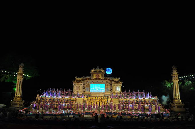 Buổi Lễ khai mạc Festival nghề truyền thống Huế lần thứ 7.