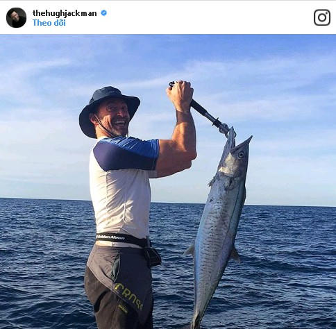 Liệu bạn có nhận ra rằng, chàng ngư dân trong ảnh lại chính là người sói-Hugh Jackman.