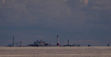 &Aacute;p s&aacute;t Gạc Ma, 'mục sở thị' c&ocirc;ng tr&igrave;nh Trung Quốc x&acirc;y tr&aacute;i ph&eacute;p