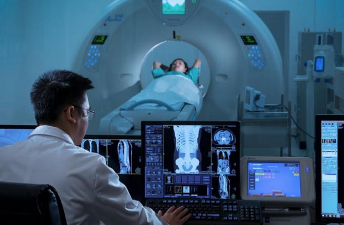 Phòng chuẩn đoán hình ảnh với những thiết bị hiện đại.