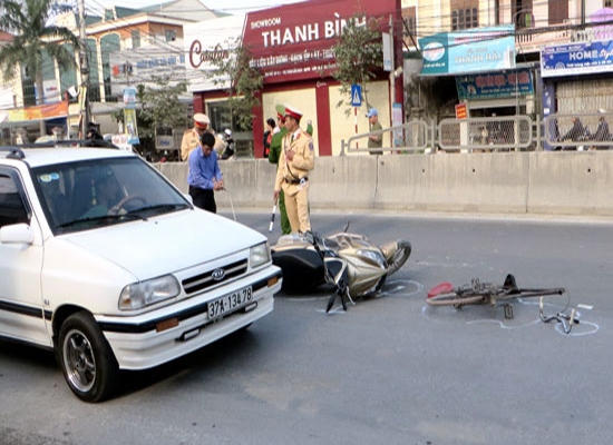 Hiện trường nơi xảy ra vụ tai nạn