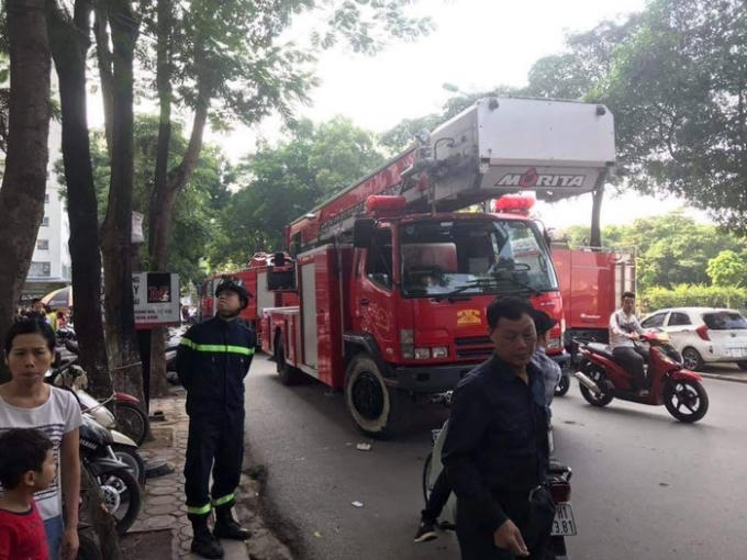 Lực lượng chức năng nhanh chóng có mặt ở hiện trường.