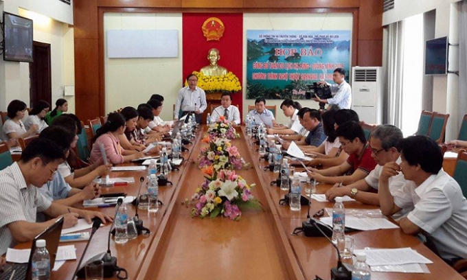 Buổi Họp báo có sự tham gia của đông đảo đại diện các cơ quan báo chí từ Trung ương đến địa phương.