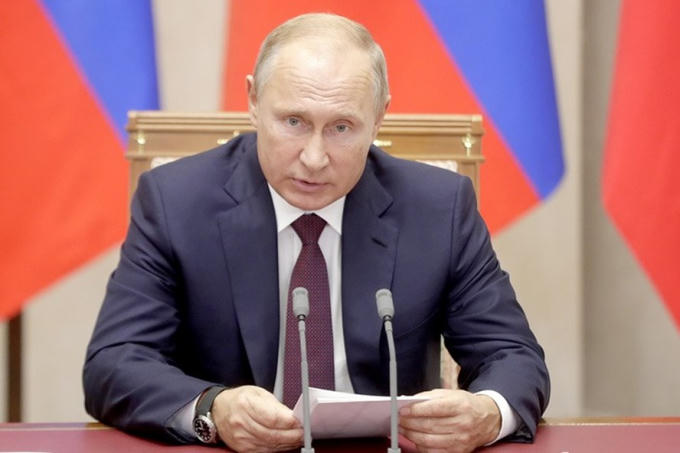 Tổng thống Nga Vladimir Putin. Ảnh: Tass.