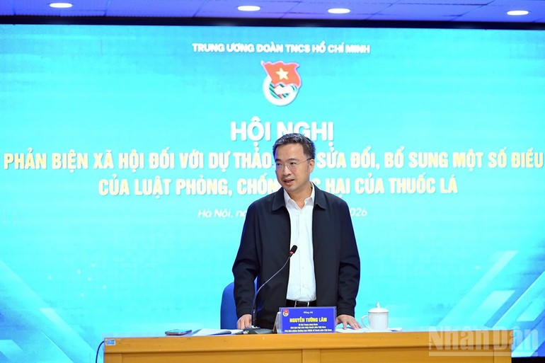 Ông Nguyễn Tường Lâm cho biết, Việt Nam hiện nằm trong nhóm 15 Quốc gia có tỷ lệ nam giới hút thuốc lá cao nhất thế giới. (Ảnh: Linh Phan)