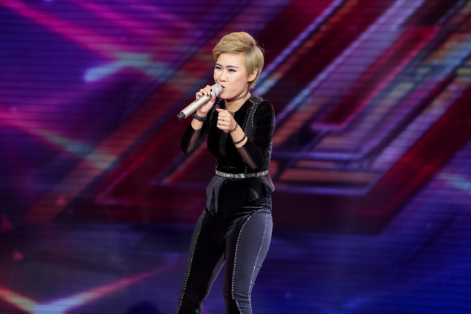 Minh Thư g&acirc;y b&atilde;o ở tập 2 v&ograve;ng Tranh đấu The X-Factor khiến BGK nể phục