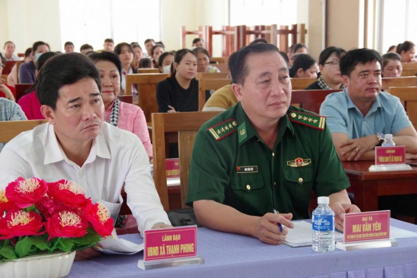 Đến dự có Đại tá Mai Văn Yên - Phó Chính ủy Ban Chỉ huy Quân sự tỉnh kiêm Chính ủy Ban Chỉ huy BĐBP tỉnh Vĩnh Long.