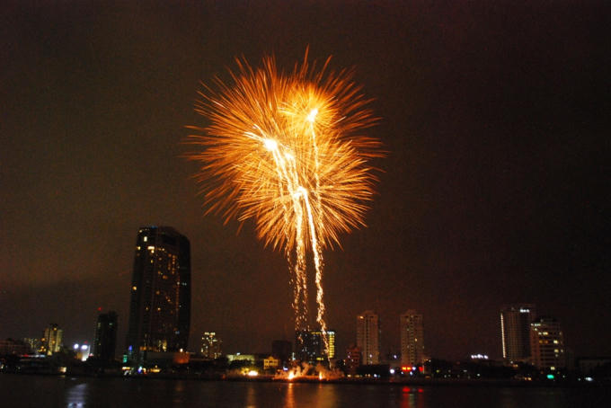 Lần đầu tham dự lễ hội pháo hoa quốc tế tại Đà Nẵng, đội pháo hoa đến từ Áo sớm gây ấn tượng.