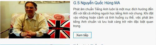 H&igrave;nh ảnh GS Nguyễn Quốc H&ugrave;ng được đăng tải tr&ecirc;n trang web của Langmaster trước đ&oacute; với vai tr&ograve; cố vấn (Ảnh chụp m&agrave;n h&igrave;nh).