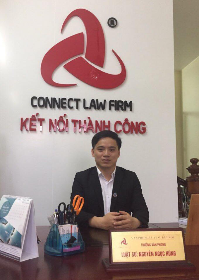 Luật sư Nguyễn Ngọc Hùng, Trưởng Văn phòng Luật sư Kết Nối - Đoàn Luật sư TP Hà Nội.