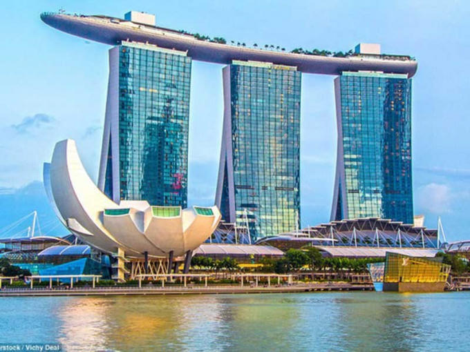 Khu phức hợp Marina Bay Sands. Ảnh: Internet.