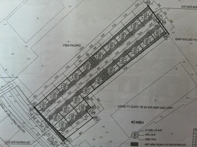 Dự án tại 114 đường Thanh Bình do Công ty CP Giấy gỗ Hà Đông hợp tác cùng Công ty cổ phần đầu tư phát triển Sunrise, Công ty cổ phần dịch vụ đầu tư tài chính Việt Nam thực hiện.