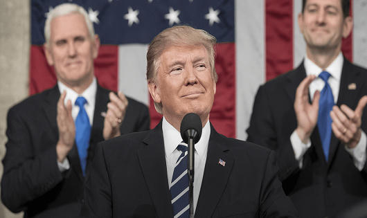 Tổng thống Mỹ Donald Trump.
