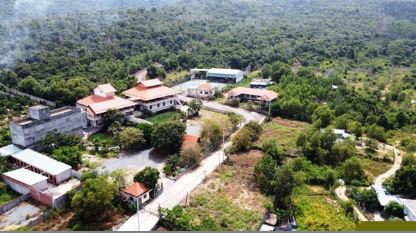 Đại công trình Khu du lịch Du Sơn trên núi Nứa xây dựng không phép