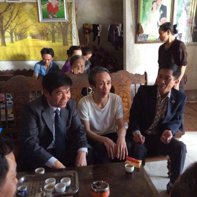 Ông Hàn Đức Long trở về sum họp bên gia đình sau 11 năm bị oan.