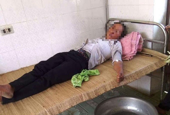 Chị Xồng Y.N. ăn lá ngón tự tử sau khi nghe chồng gọi điện cho người phụ nữ khác, được cứu sống.