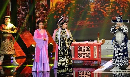 Một tiết mục cải lương trong game show “Cùng nhau tỏa sáng”.