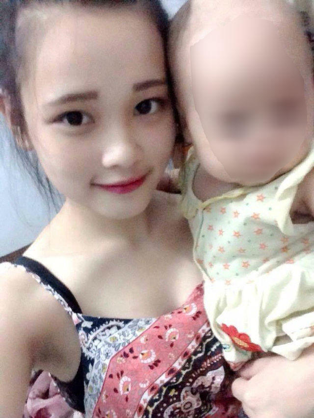 Hình ảnh mẹ con chị Linh do gia đình cung cấp.