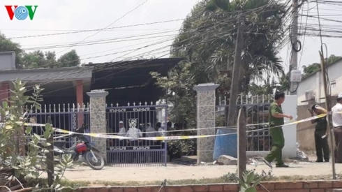 Căn nhà nơi diễn ra vụ thảm án tại Bình Dương.