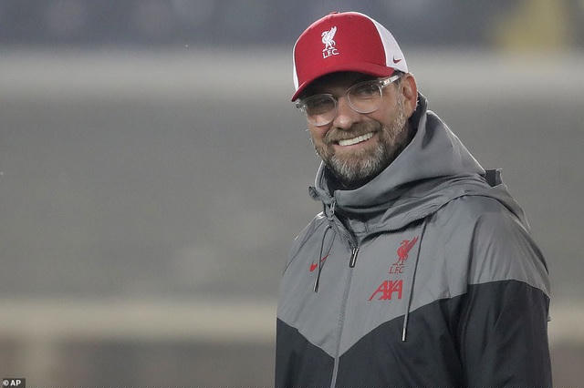 Nụ cười mãn nguyện của HLV Jurgen Klopp