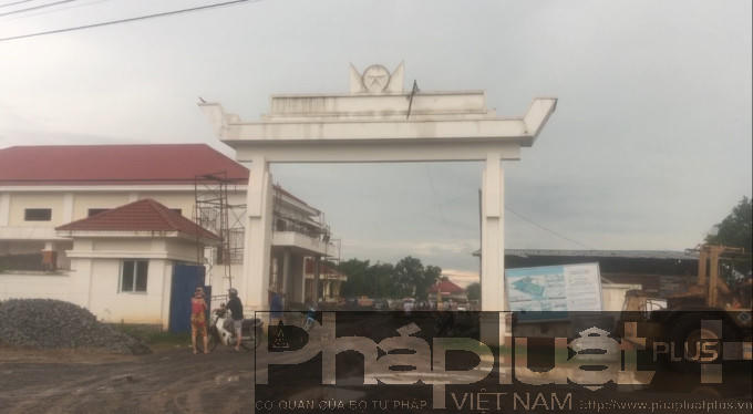 Công trình xây dựng nơi xảy ra sự việc