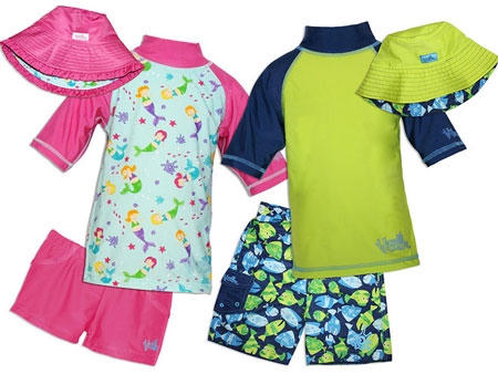 Đồ bơi và mũ tránh nắng chuẩn bị cho một mùa hè năng động.