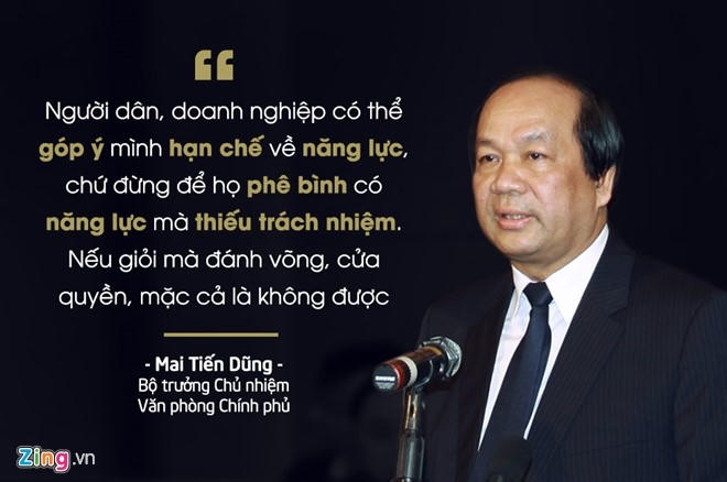 Bộ trưởng - Chủ nhiệm Văn phòng Chính phủ Mai Tiến Dũng trả lời câu hỏi của Zing.vn. Ông cho biết, bản thân cảm nhận nhiều áp lực từ thành công của những người tiền nhiệm.