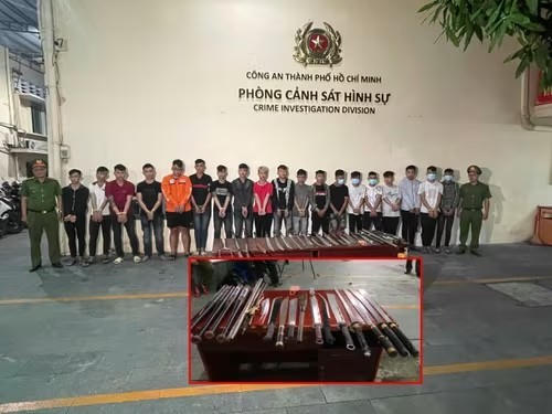 19 người bị tạm giữ hình sự liên quan vụ hỗn chiến tại TP HCM.
