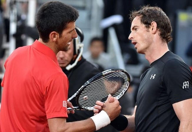 Murray đối đầu Djokovic ở chung kết Roland Garros. (Nguồn: Getty Images).