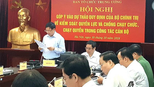 Phó Ban Tổ chức TƯ Trần Văn Túy.