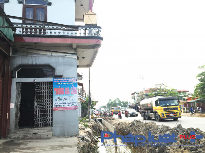 Mặt bằng Dự án cải tạo, nâng cấp Quốc lộ 18 (đoạn Bắc Ninh - Uông Bí) còn dang dở đoạn qua phường Phương Đông, TP Uông Bí (Quảng Ninh).