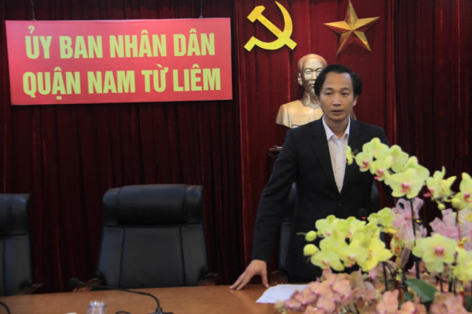 Ông Nguyễn Trung Nghĩa hiện nay đang giữ chức vụ là Trưởng phòng Tài nguyên và môi trường quận Nam Từ Liêm.