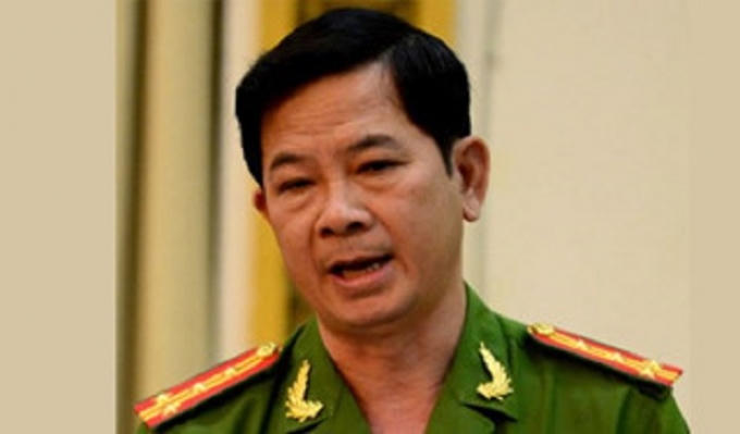 Đại tá Nguyễn Văn Quý - Trưởng Công an huyện Bình Chánh.
