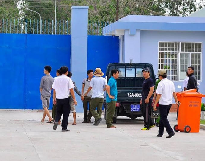 Các học viên trốn trại được đưa về.