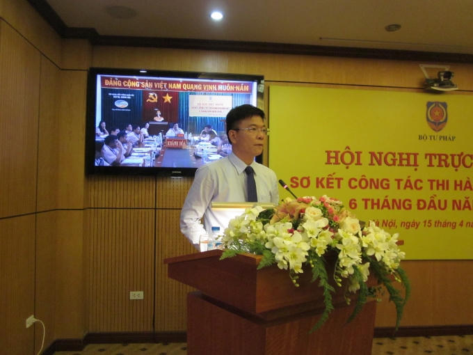 Ông Lê Thành Long Bộ trưởng Bộ Tư pháp.