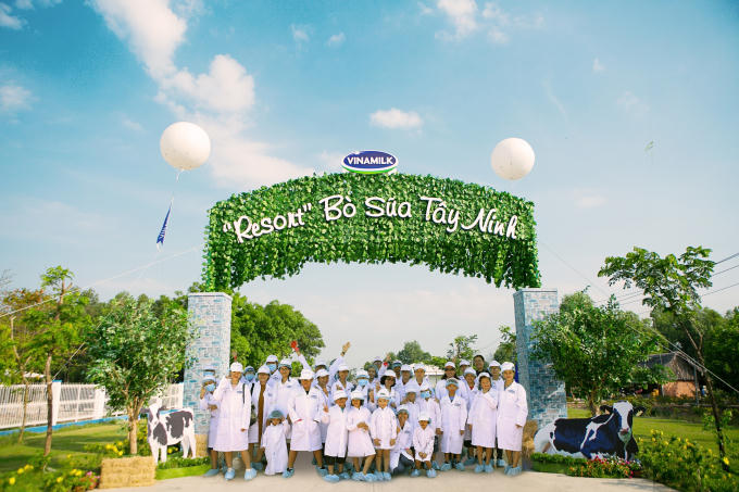 Các gia đình đã có một ngày khám phá Resort Bò sữa Tây Ninh với nhiều trải nghiệm thú vị.