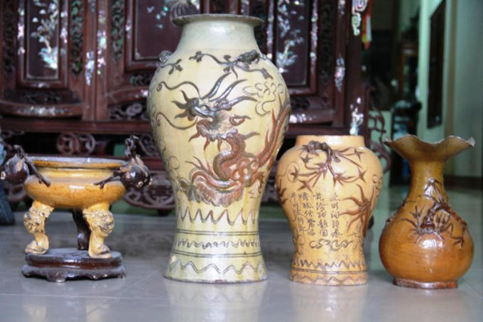 Vẻ đẹp tinh xảo, tinh tế của gốm Mỹ Thiện.