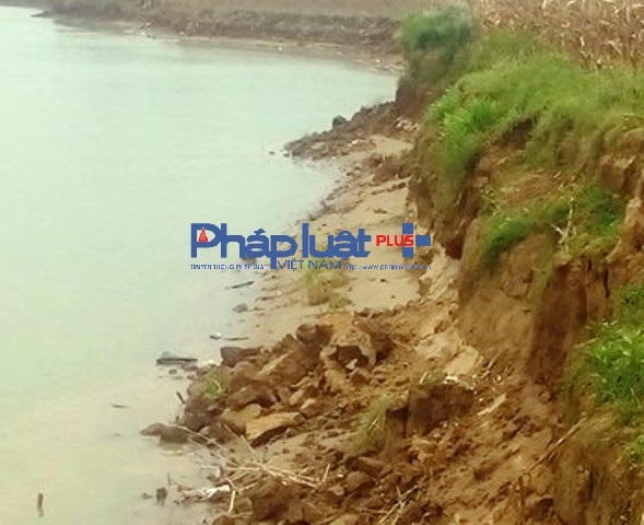 Các đối tượng lợi dụng đêm tối vào bờ "ăn cát"