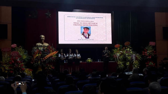 Hội Thảo Khoa Học nhân kỉ niêm 85 ngày sinh của nhạc sỹ, nhà viết kịch Trương Minh Phương.