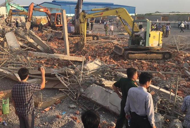 Hiện trường xảy ra vụ việc. Ảnh bạn đọc cung cấp