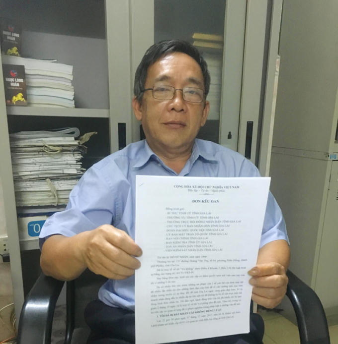 Ông Hồ Sỹ Nhân - bị cáo trong vụ án. (Ảnh: P.V)