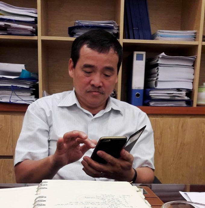 Ông Đoàn Thuận Long,  Phó Giám đốc Ban duy tu các công trình hạ tầng kỹ thuật đô thị.