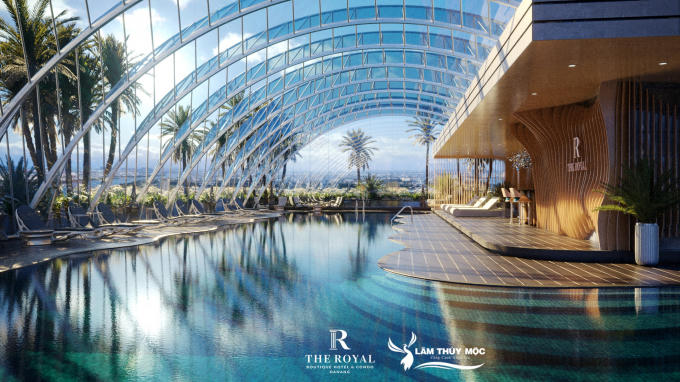 Hồ bơi panorama – chốn thư giãn đẳng cấp.