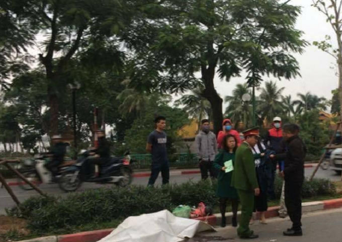 Hiện trường nơi xảy ra sự việc.